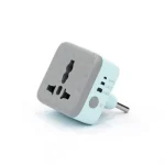 محافظ برق و مبدل 3 به 2 هوشمند تایمردار هادرون مدل Hadron HTH P103 با گارانتی 36 ماهه شرکتی(آبی)