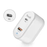 شارژر دیواری 36 وات بودی مدل Budi M8j328E دو پین با یک خروجی USB و یک خروجی USB-C - تصویر 4
